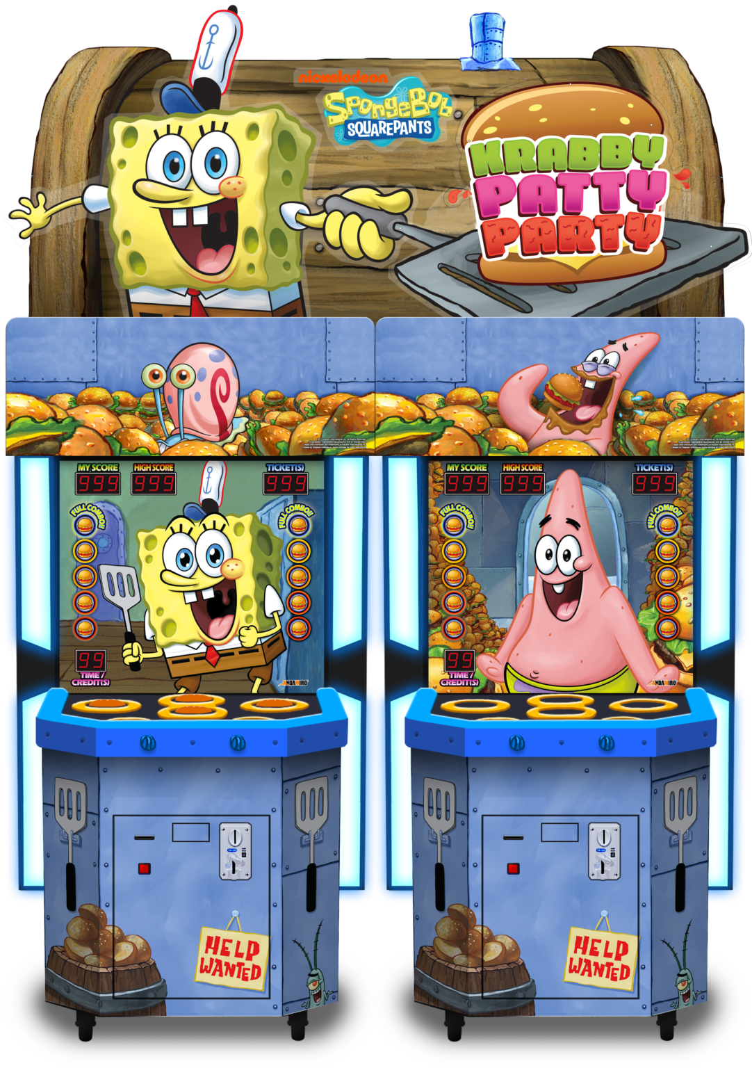 SpongeBob Pirates of Bikini Bottom Arcade Game - Andamiro USA