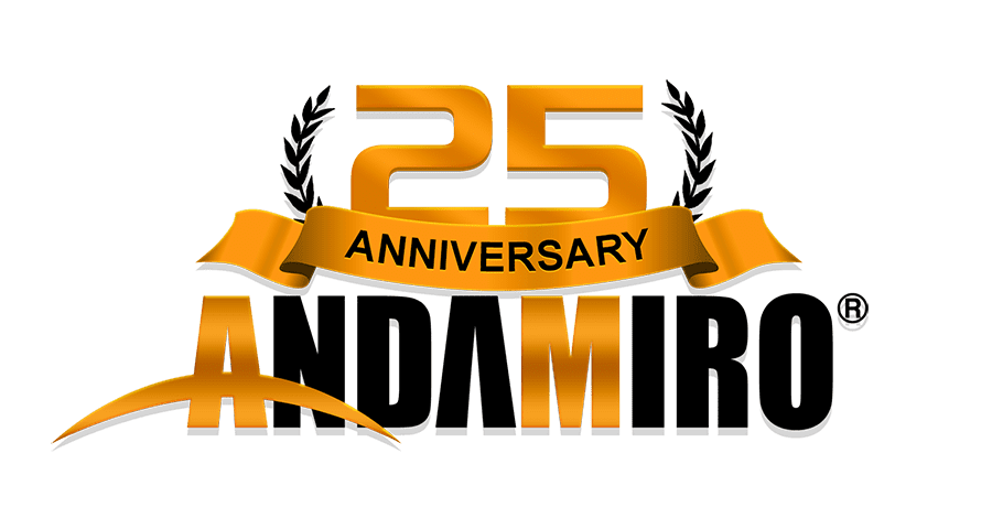 Andamiro 25th Anniversary logo