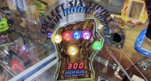 Avengers With Gauntlet Lit