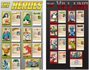 Dc Heroes N Villains Cards
