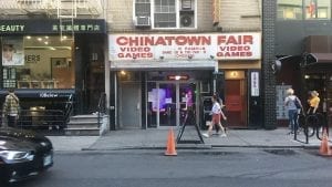 Chinatown Fair Video Games store
