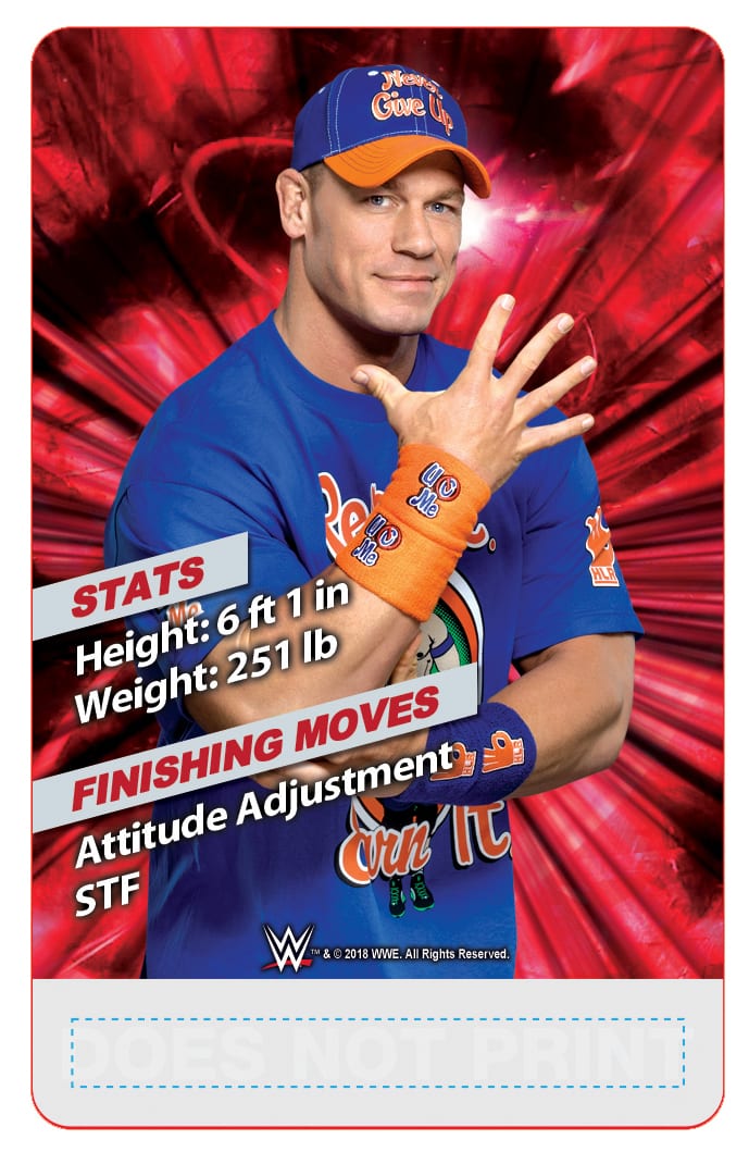 WWE Card John Cena