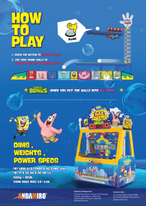 Spongebob Ticket Coaster Brochure Side2