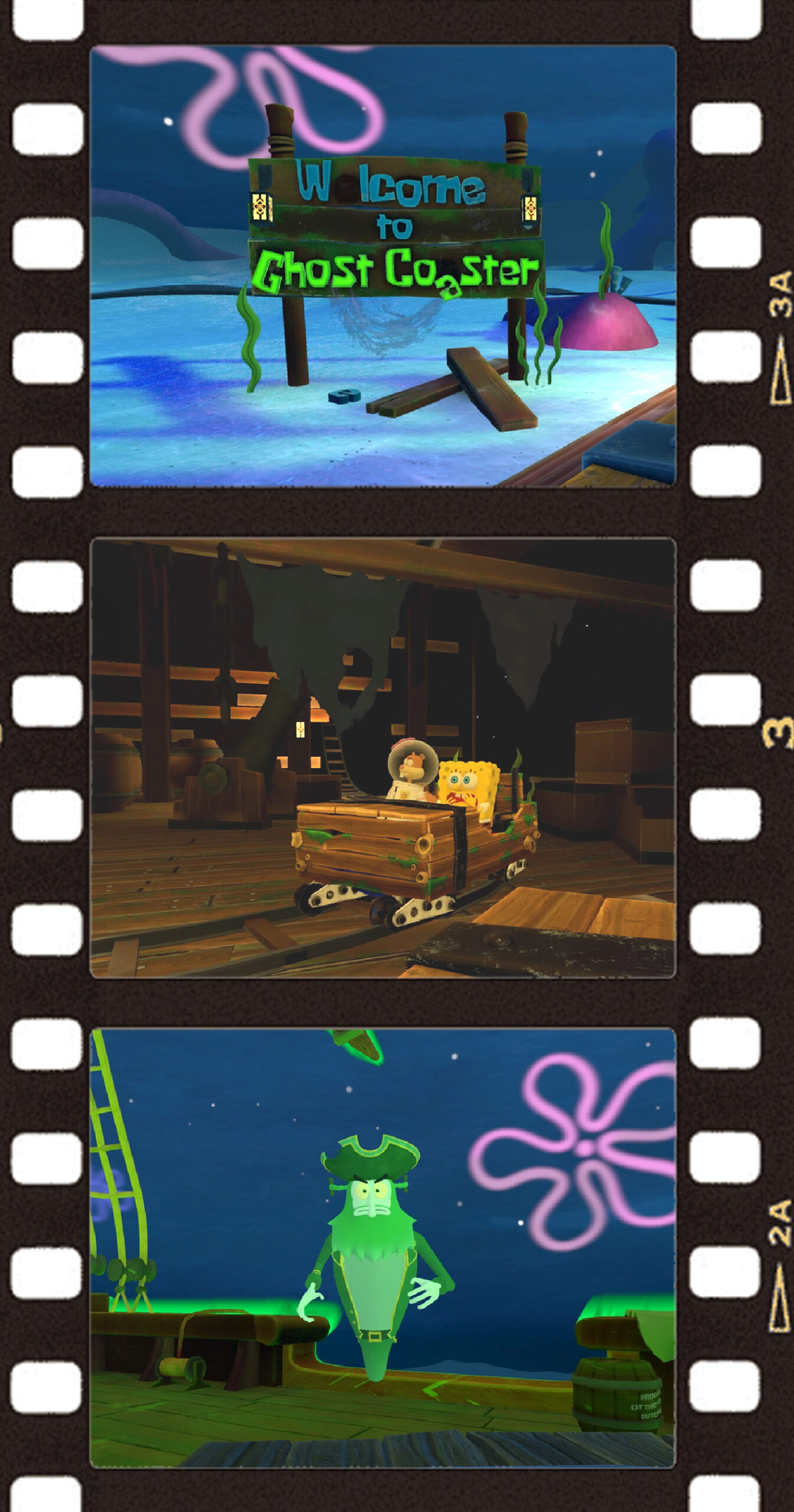 Ghost Coaster Movie Strip